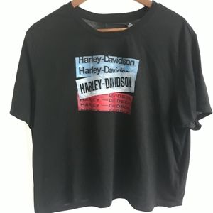 Harley Davidson womens cropstyle 2X T